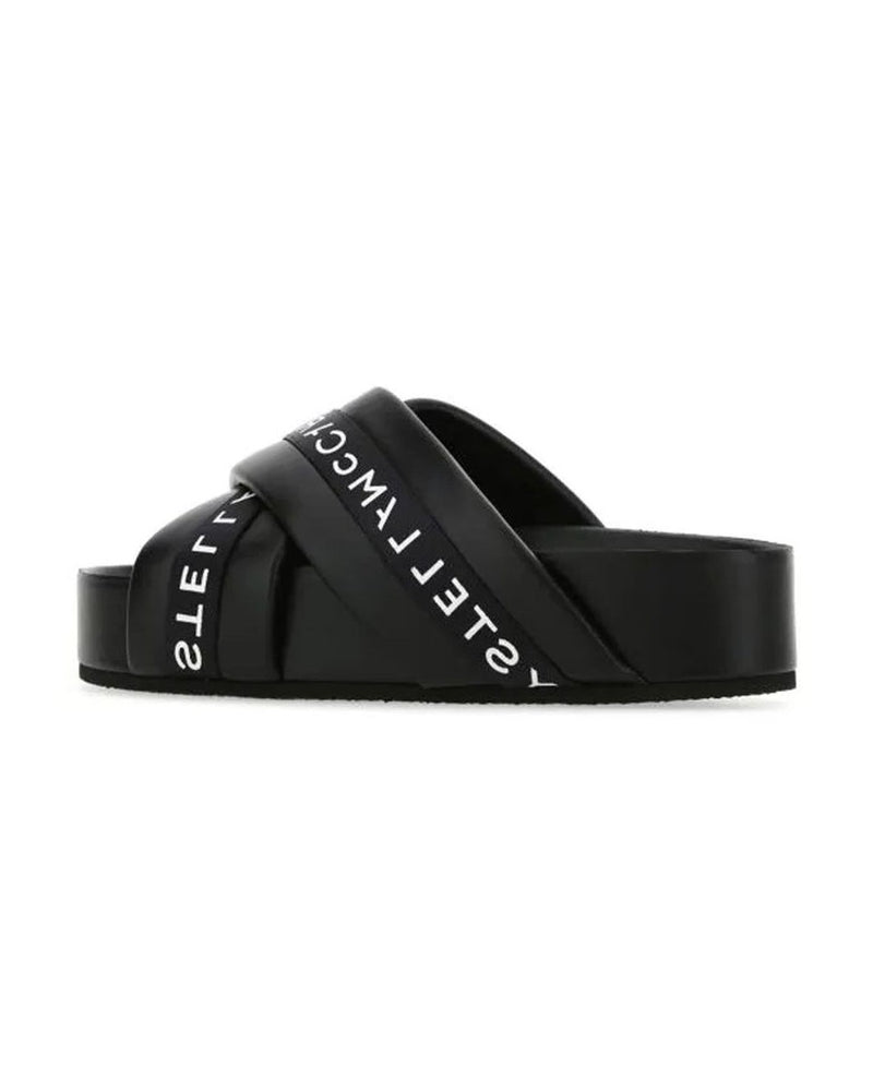 Stella Mccartney Black Polyethylene Slippers Glam Steals