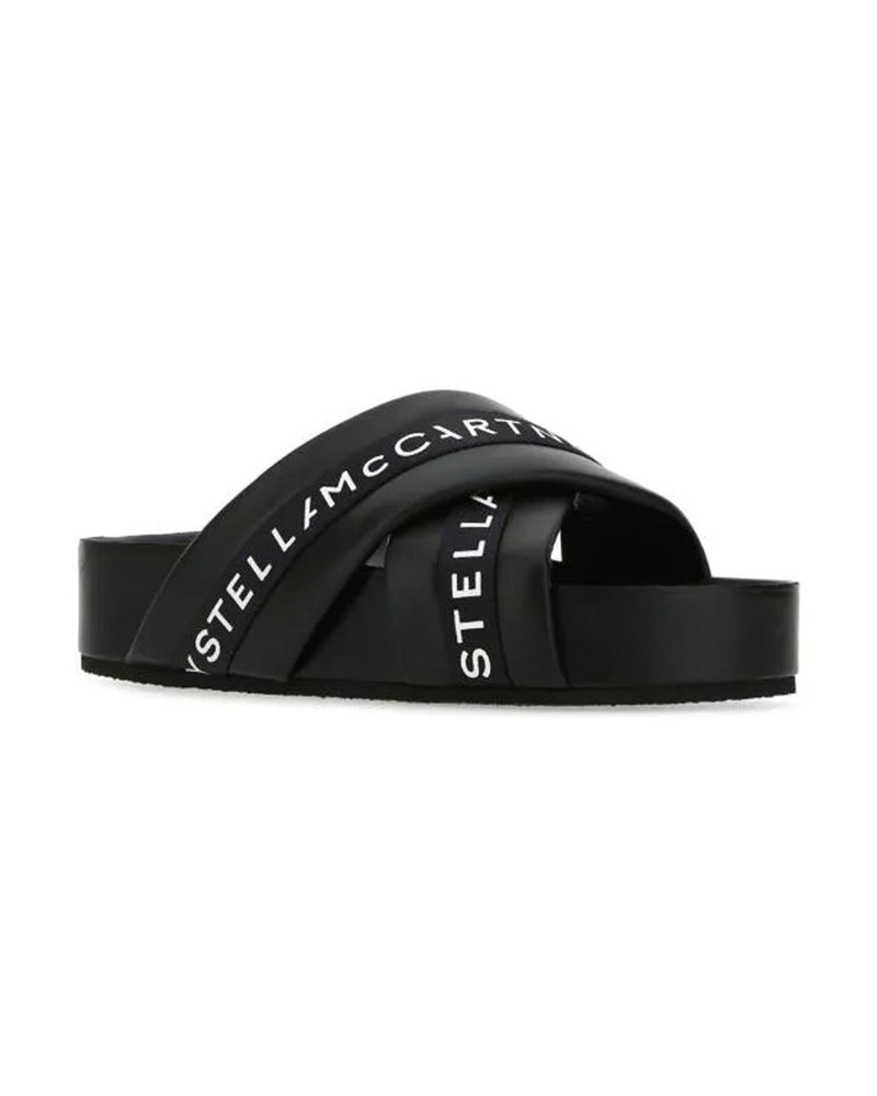Stella Mccartney Black Polyethylene Slippers Glam Steals