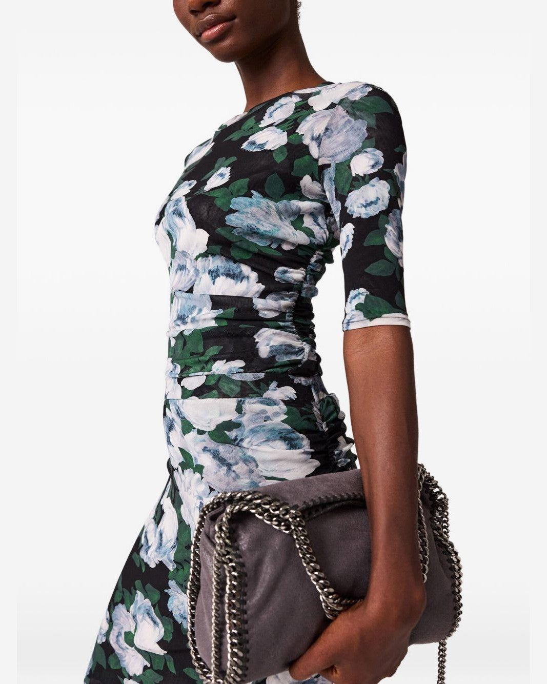 Stella Mccartney Black Top Blouses