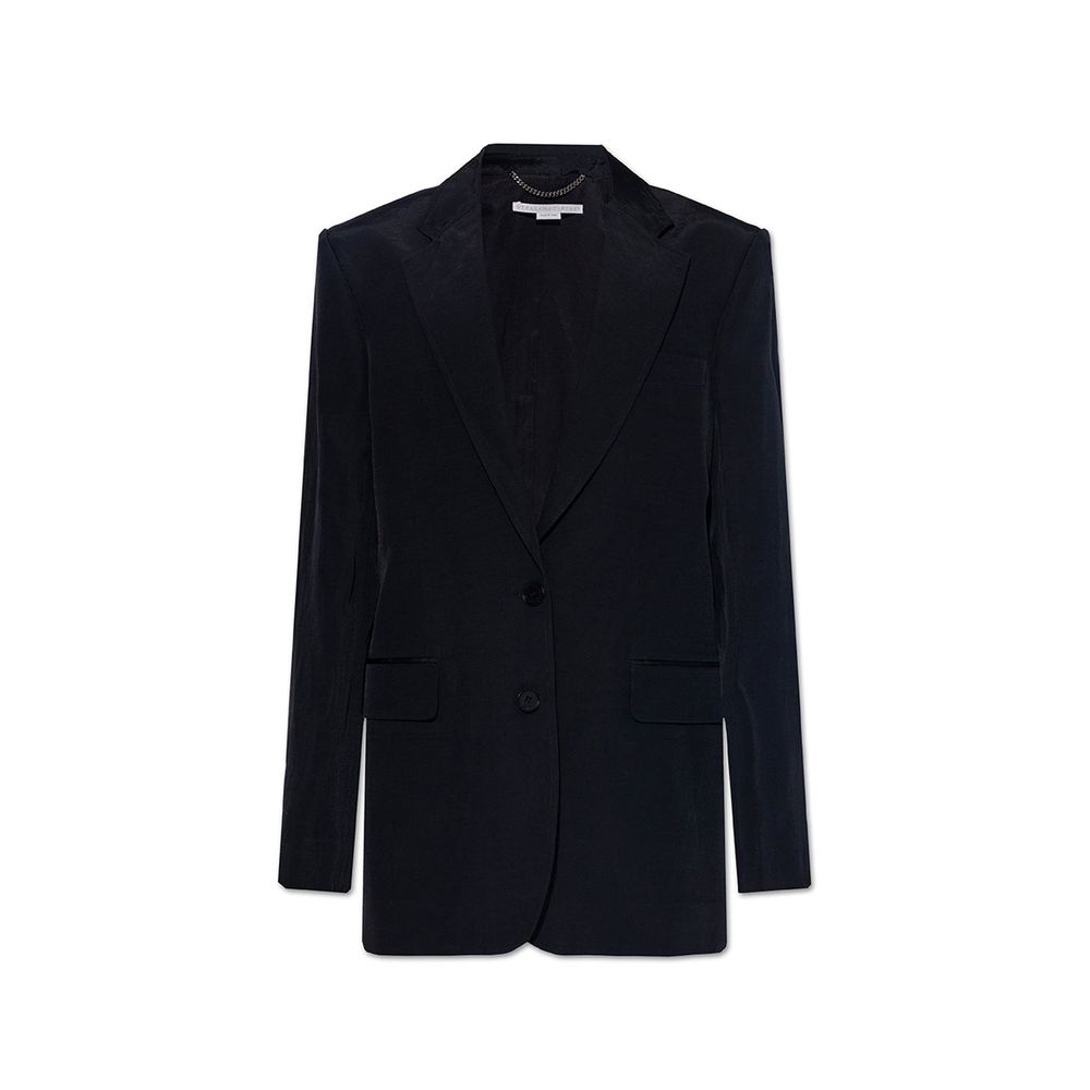 Stella Mccartney Black Viscose Blazer Glam Steals