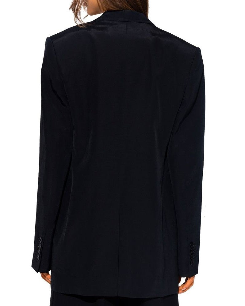 Stella Mccartney Black Viscose Blazer Coats & Jackets