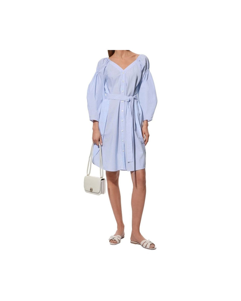 Stella Mccartney Blue Cotton Dress Glam Steals
