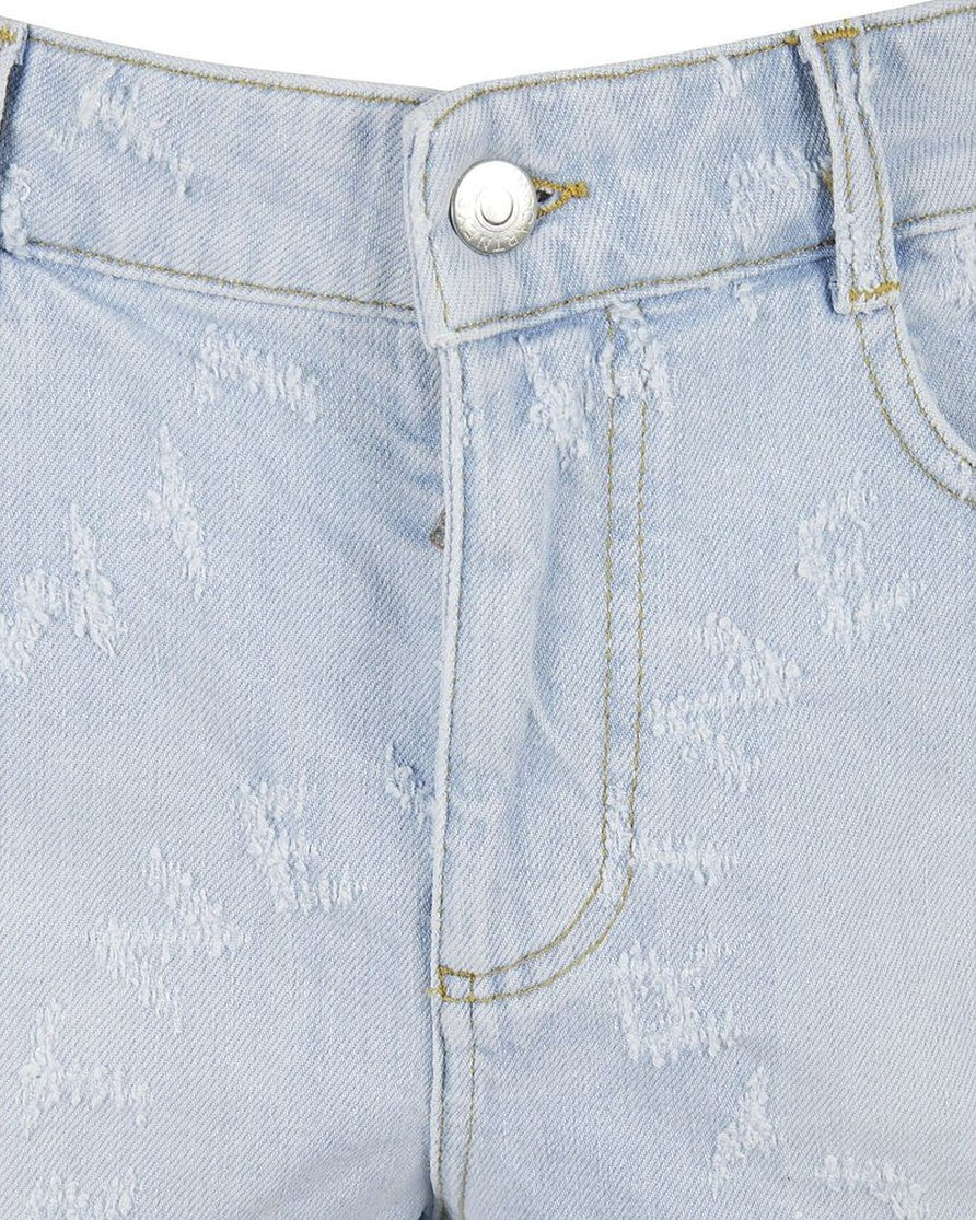 Stella Mccartney Blue Denim Shorts Denim Shorts