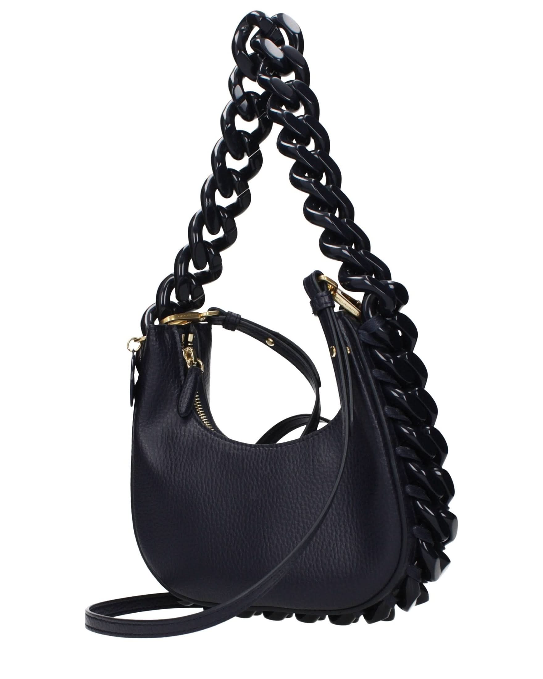 Stella Mccartney Blue Leather Shoulder Bag Glam Steals