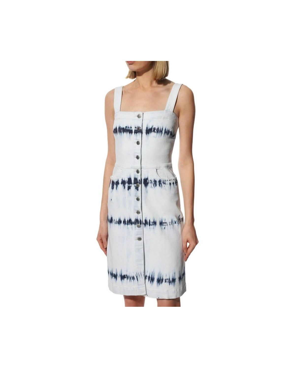 Stella Mccartney Blue Polyester Dress Dresses