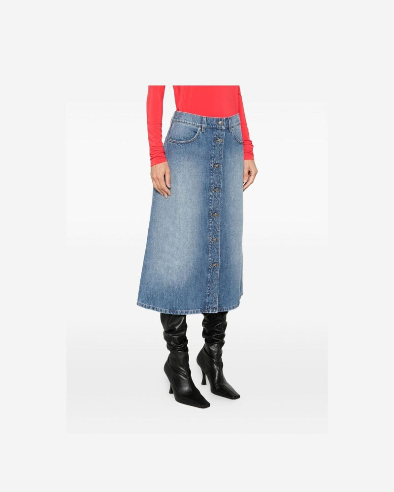 Stella Mccartney Blue Skirt Glam Steals