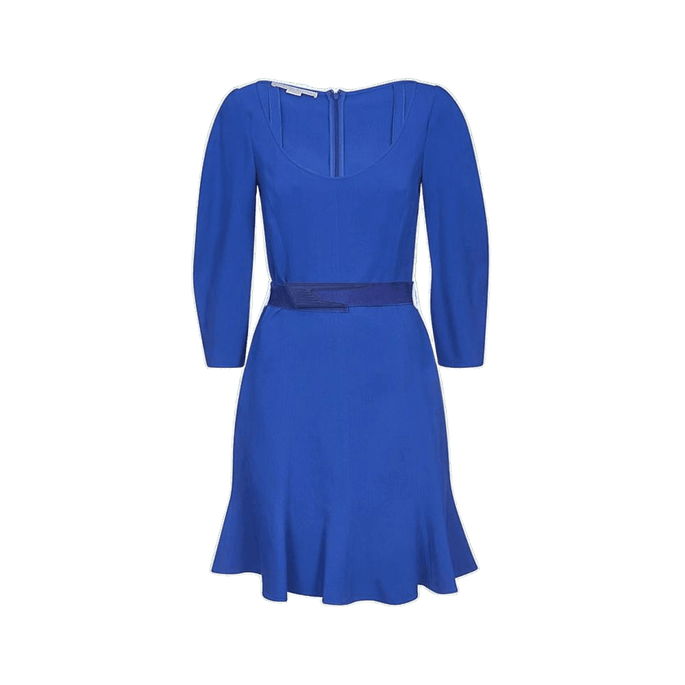 Stella Mccartney Blue Viscose Casual Dress Glam Steals