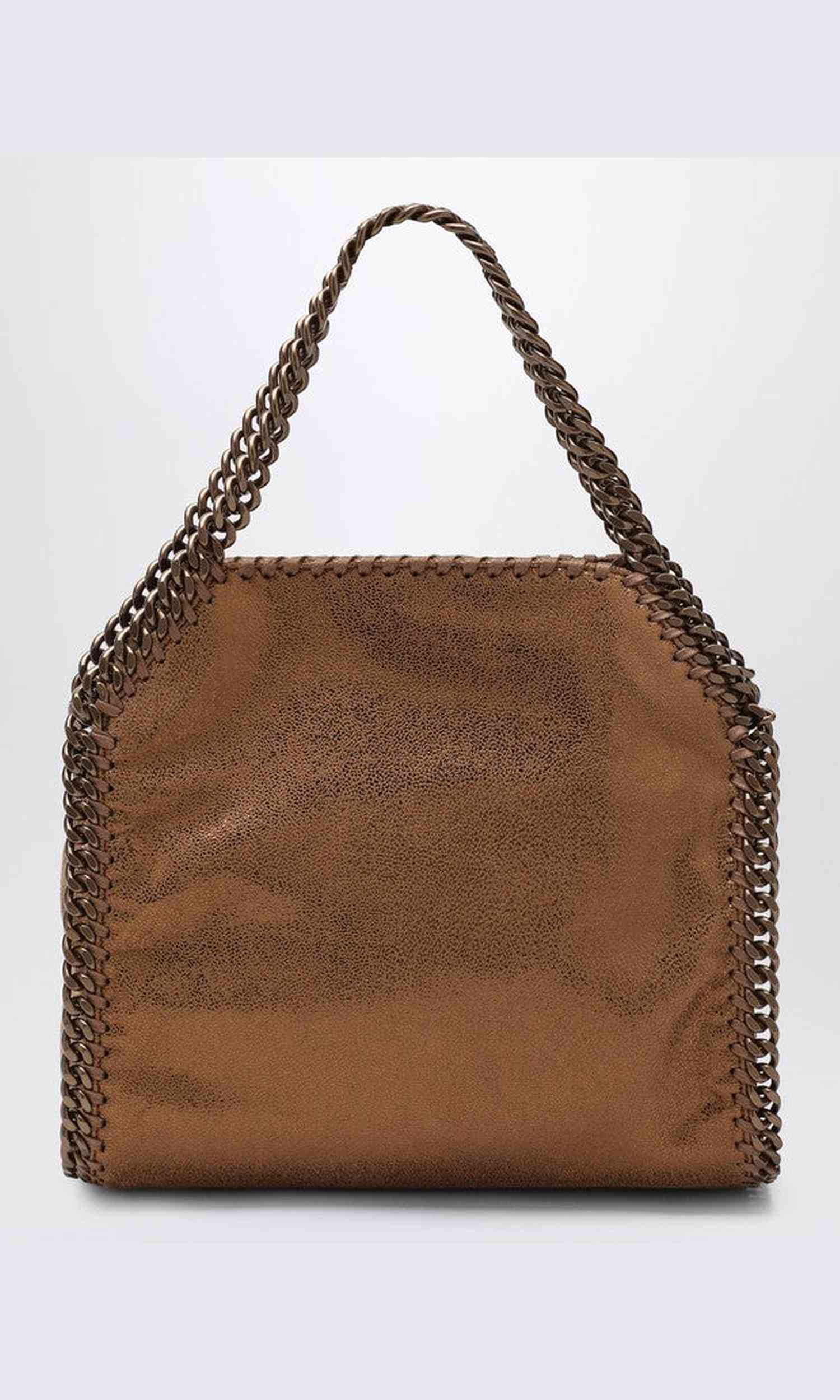 Stella Mccartney Bronze Falabella Mini Tote Glam Steals