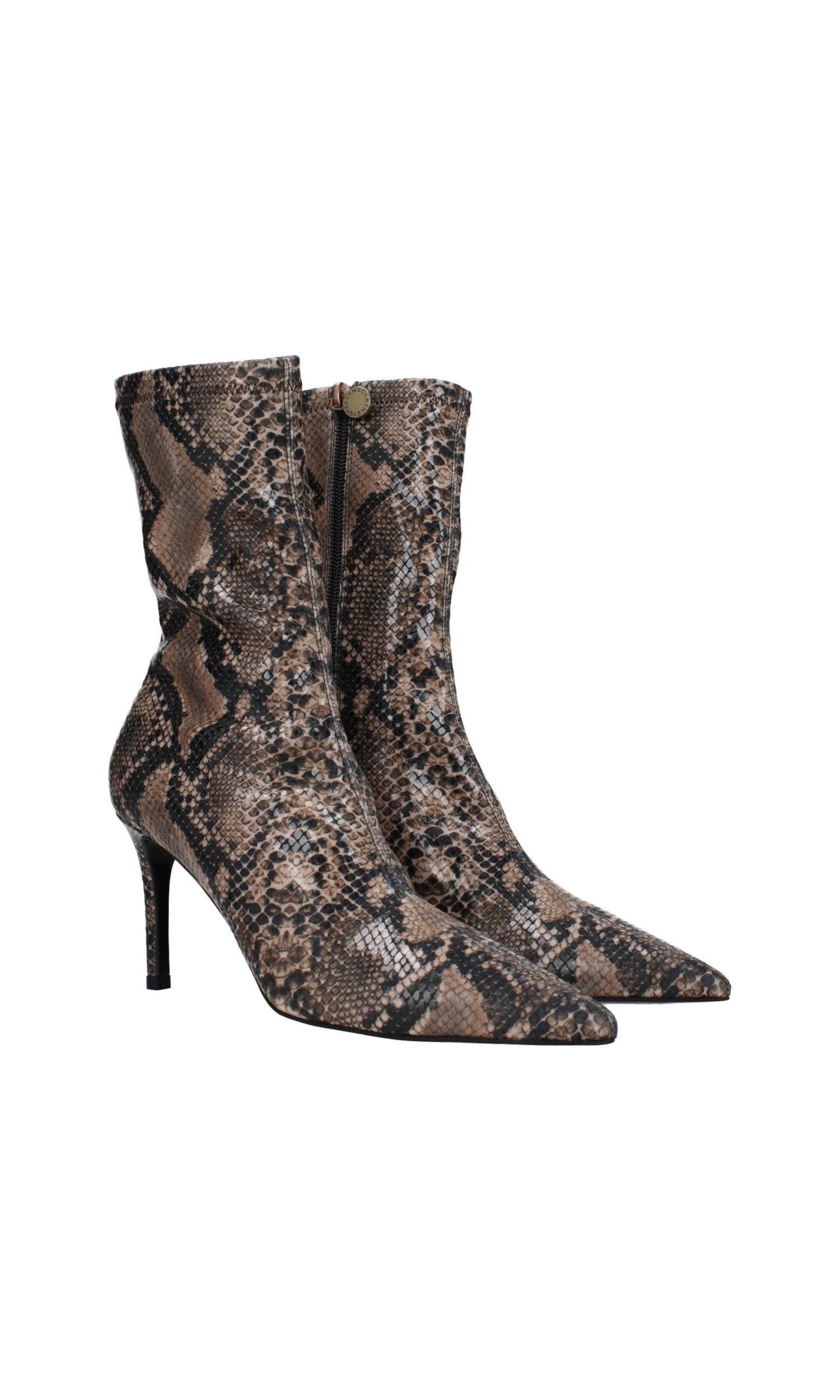 Stella Mccartney Brown Leather Ankle Boots Glam Steals
