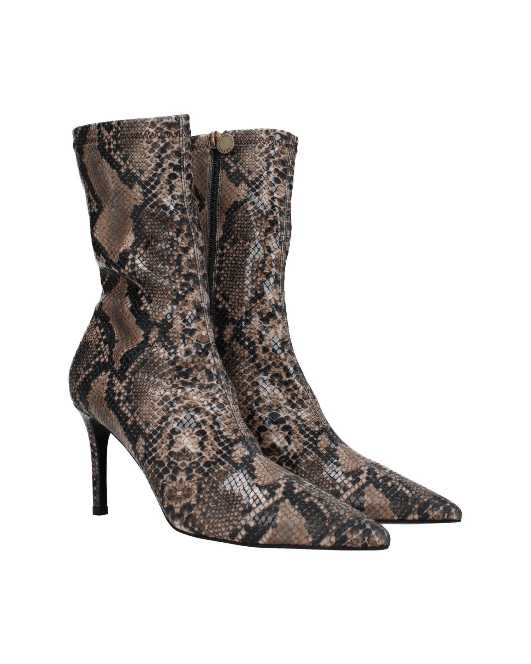 Stella Mccartney Brown Leather Ankle Boots Glam Steals