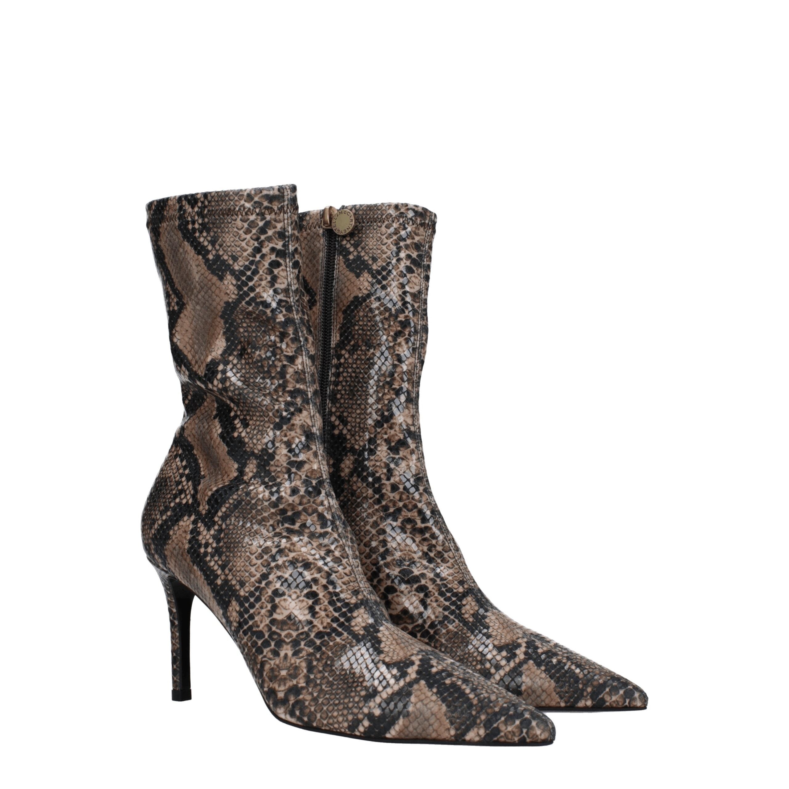 Stella Mccartney Brown Leather Ankle Boots Glam Steals