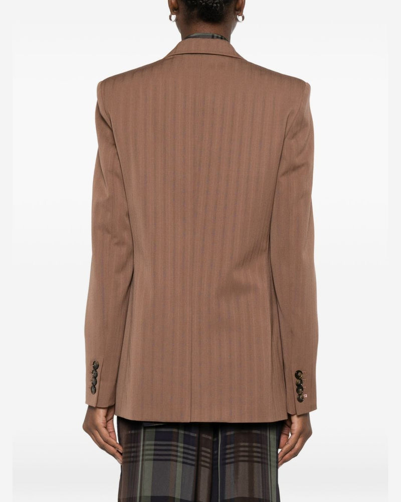 Stella Mccartney Brown Leather Jacket Glam Steals