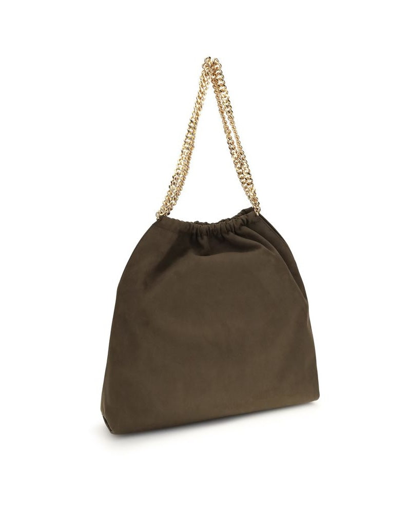 Stella Mccartney Brown Polyester Shoulder Bag Glam Steals