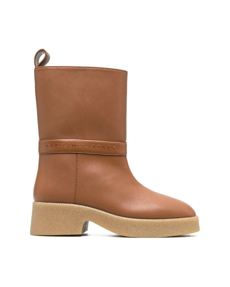 Stella Mccartney Brown Polyethylene Rain Boots Glam Steals