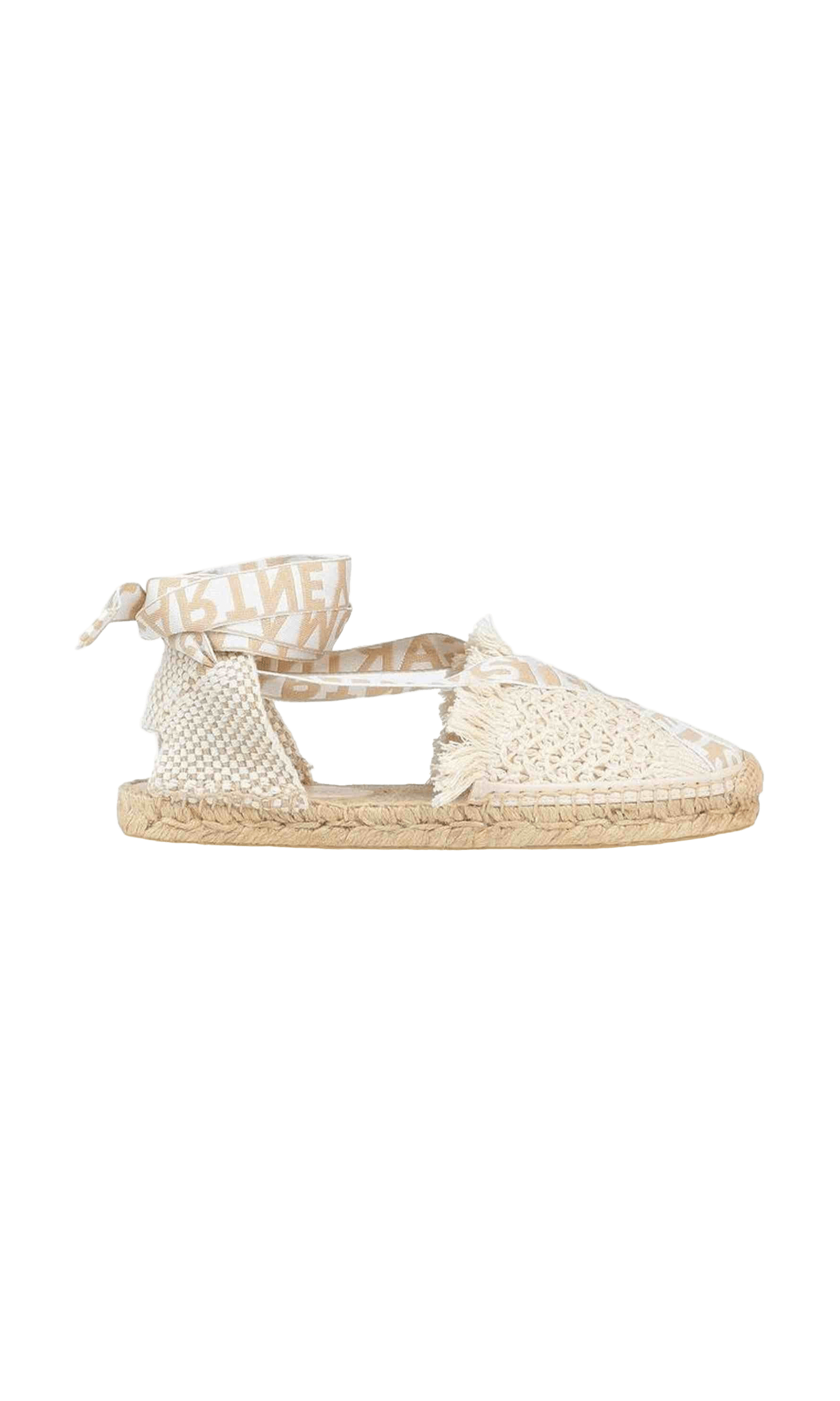 Stella Mccartney Canvas Logo Espadrilles Glam Steals