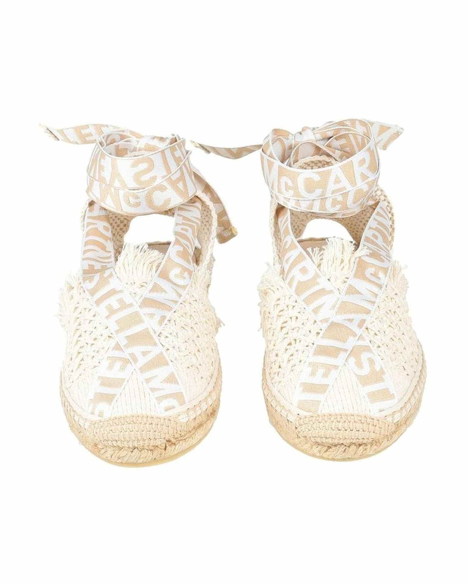 Stella Mccartney Canvas Logo Espadrilles Glam Steals