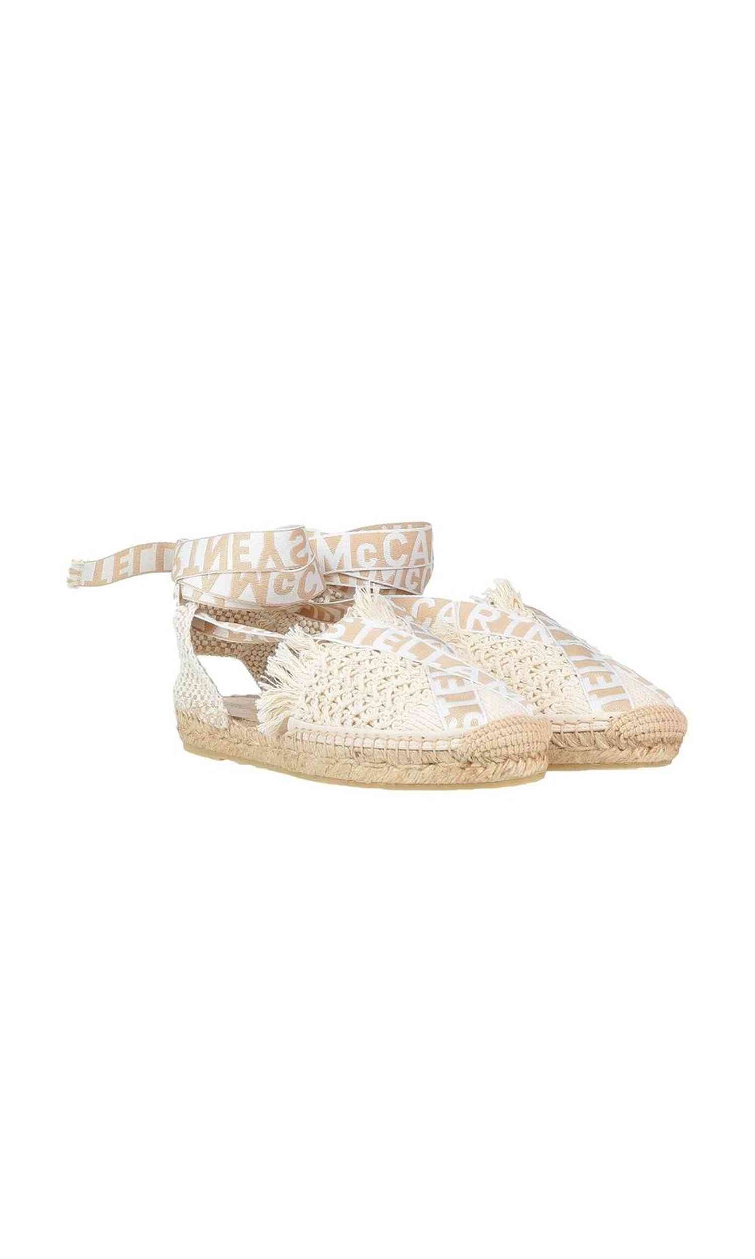 Stella Mccartney Canvas Logo Espadrilles Glam Steals