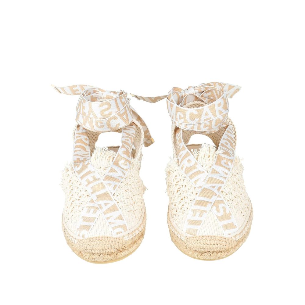 Stella Mccartney Canvas Logo Espadrilles Glam Steals