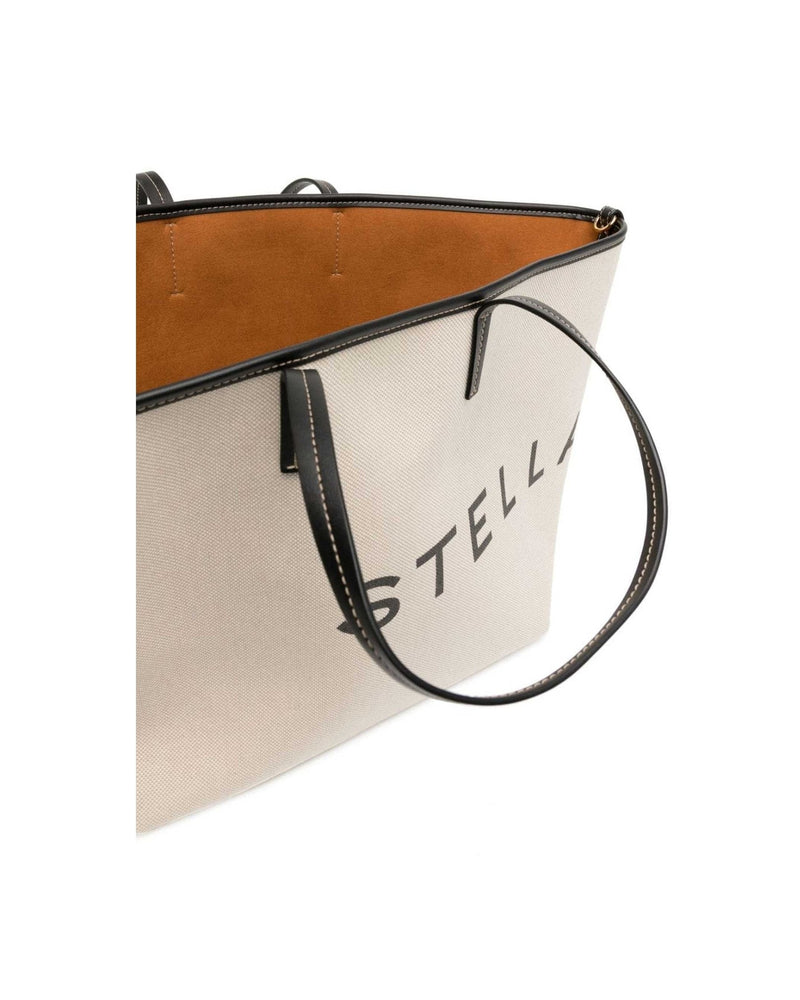 Stella Mccartney Canvas Logo Tote Bag Glam Steals