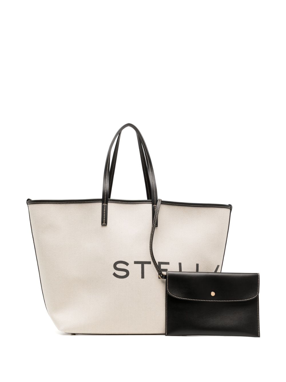 Stella Mccartney Canvas Logo Tote Bag Glam Steals