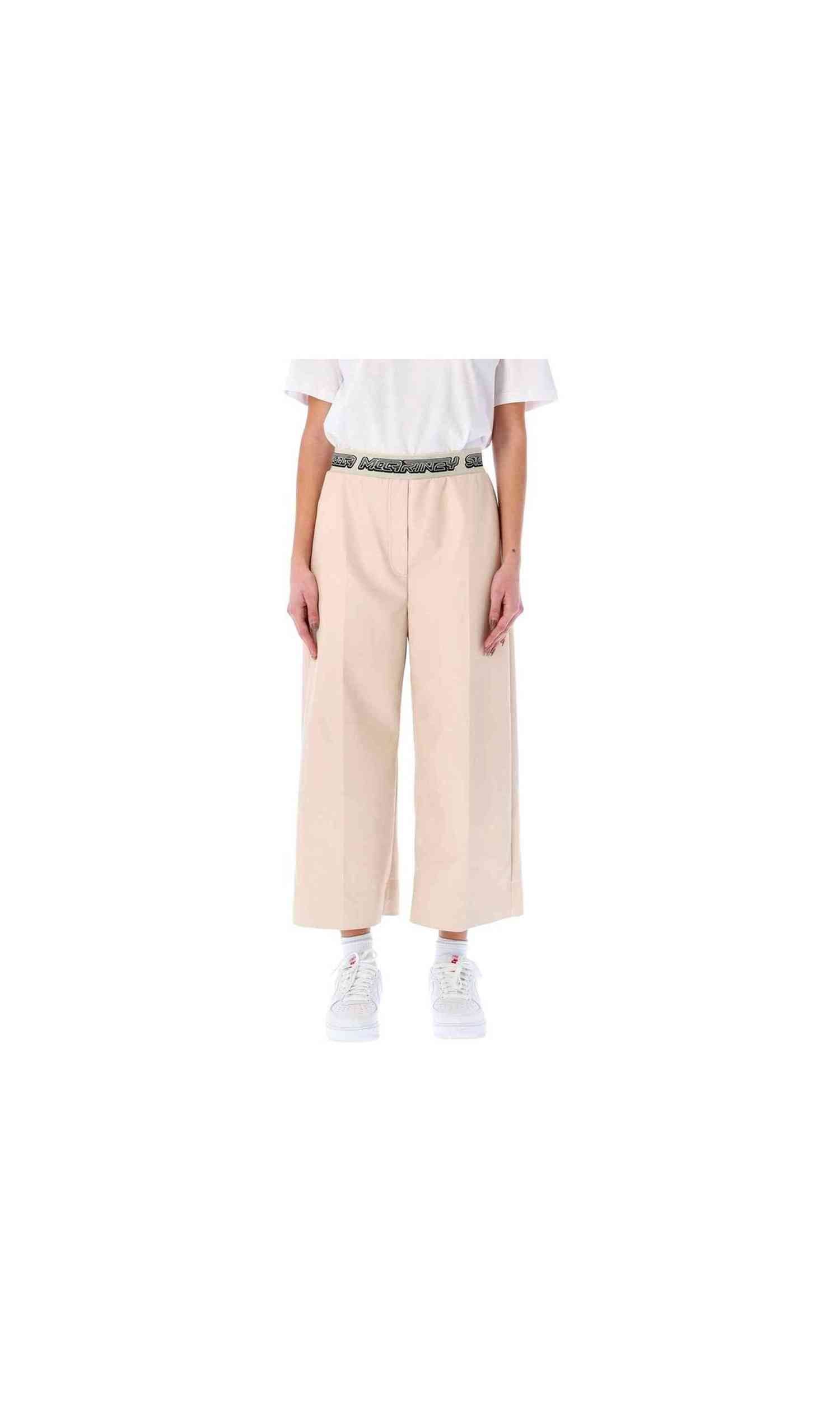 Stella Mccartney Cropped Logo Pant Glam Steals