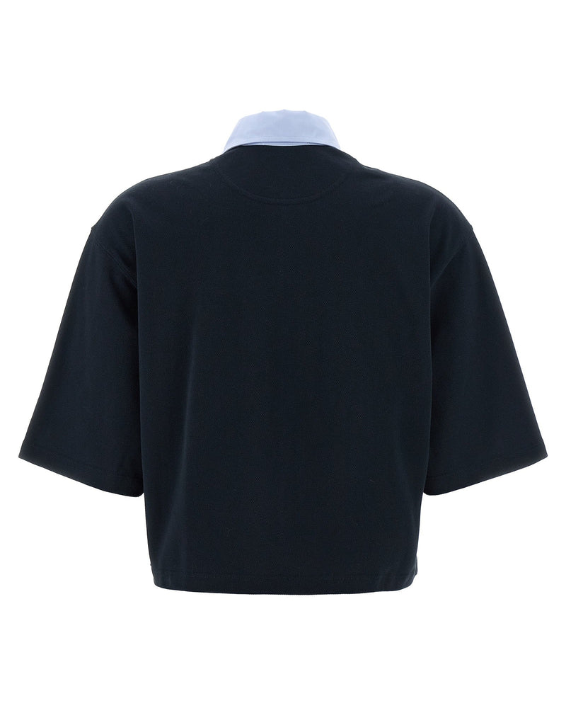 Stella Mccartney Cropped Piquet Polo Glam Steals