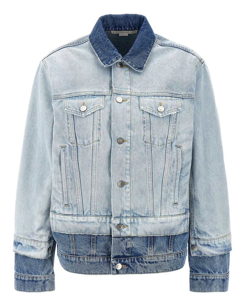 Stella Mccartney Denim Layered Jacket Glam Steals