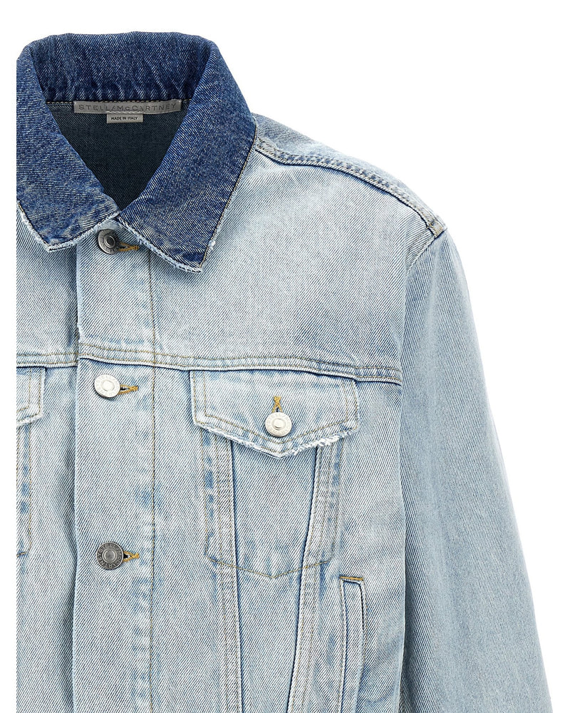 Stella Mccartney Denim Layered Jacket Glam Steals