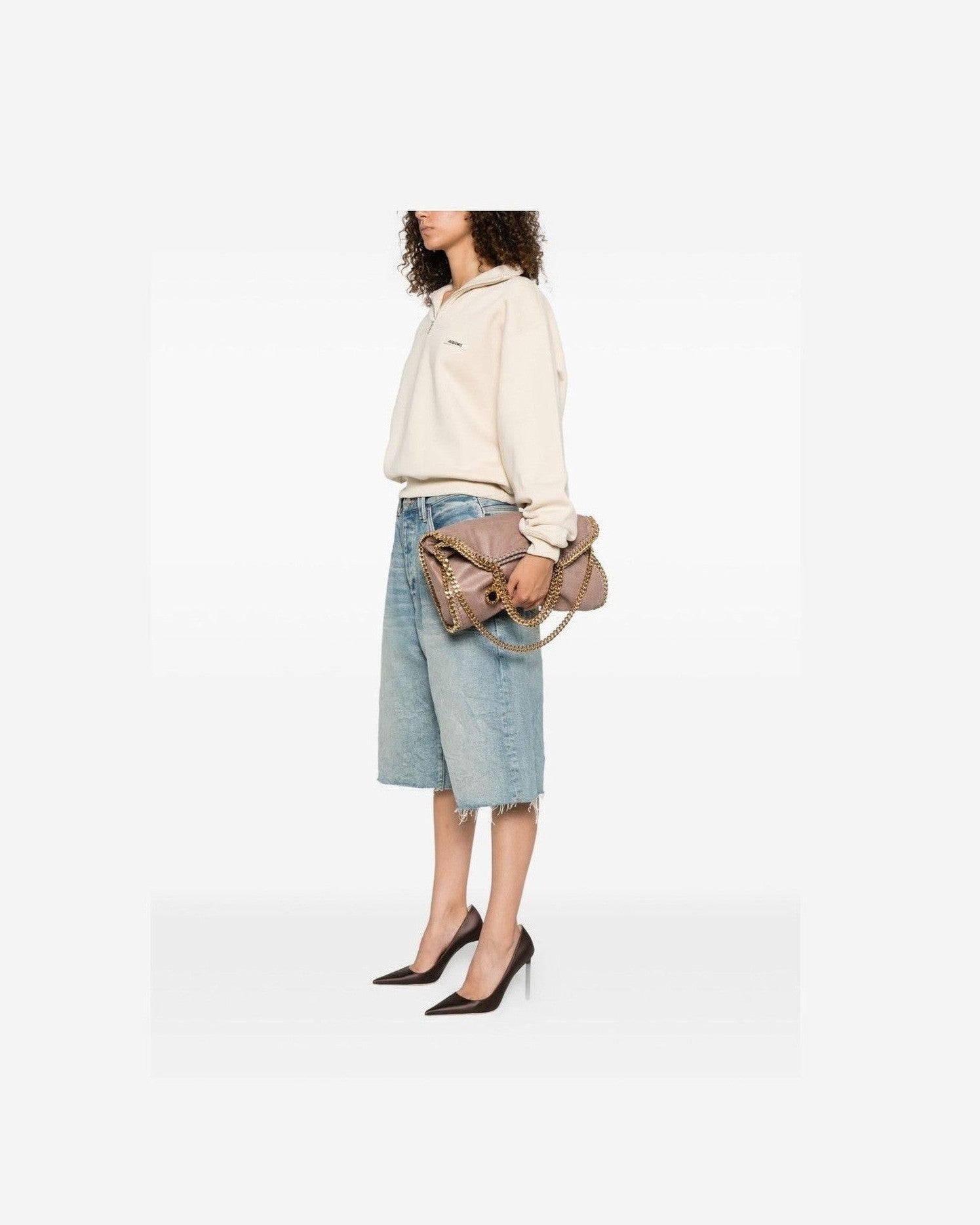Stella Mccartney Falabella Chain Trimmed Tote Bag Glam Steals