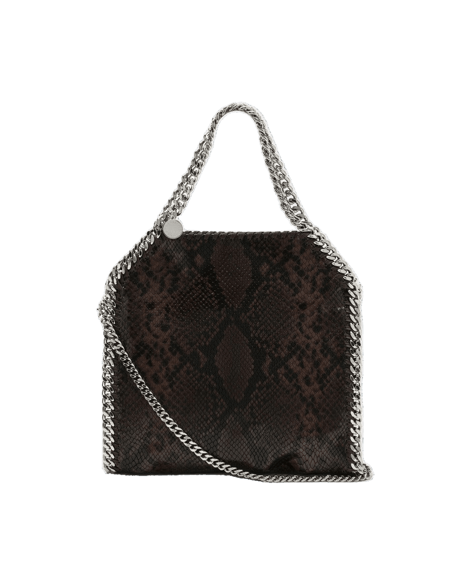 Stella Mccartney Falabella Mini Tote Bag With Snake Print Glam Steals