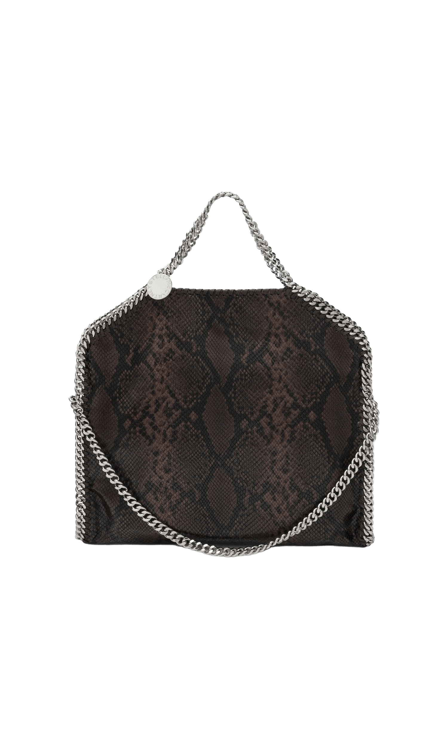 Stella Mccartney Falabella Tote Fold Over with Snake Print Glam Steals