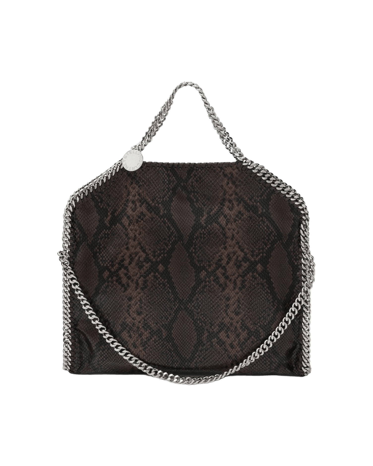 Stella Mccartney Falabella Tote Fold Over With Snake Print Glam Steals