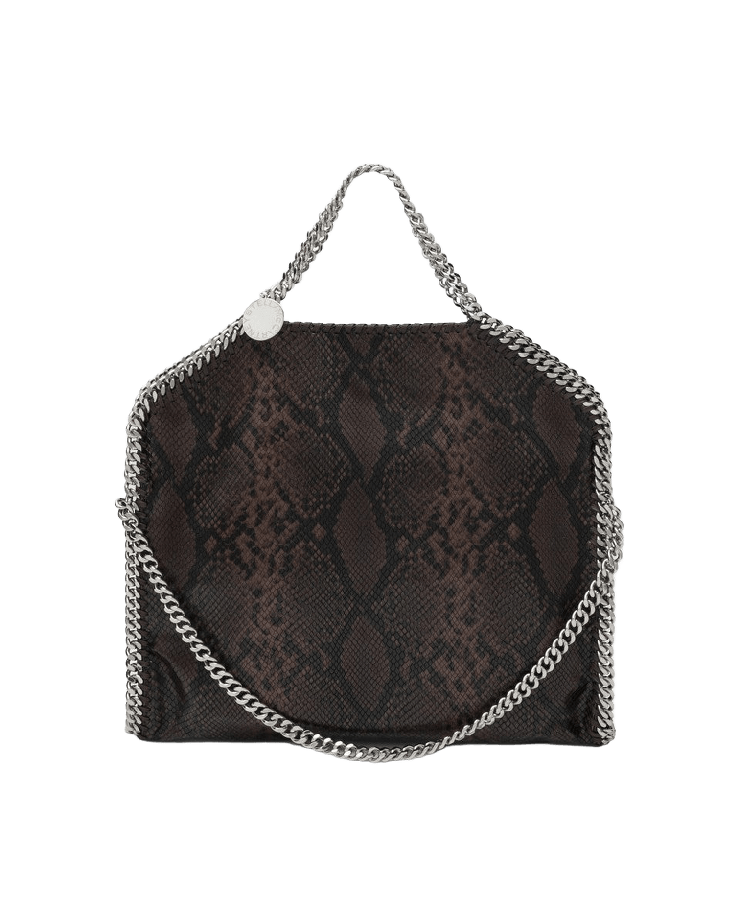 Stella Mccartney Falabella Tote Fold Over With Snake Print Glam Steals