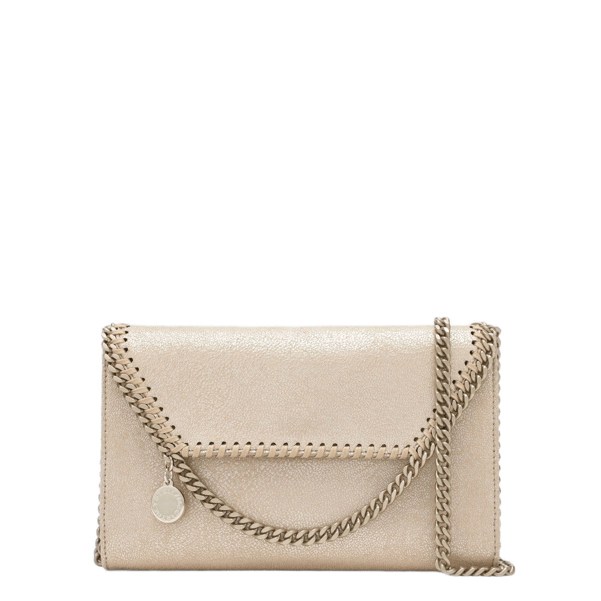 Stella Mccartney Gold Falabella Airlite Crossbody Wallet Bag Glam Steals