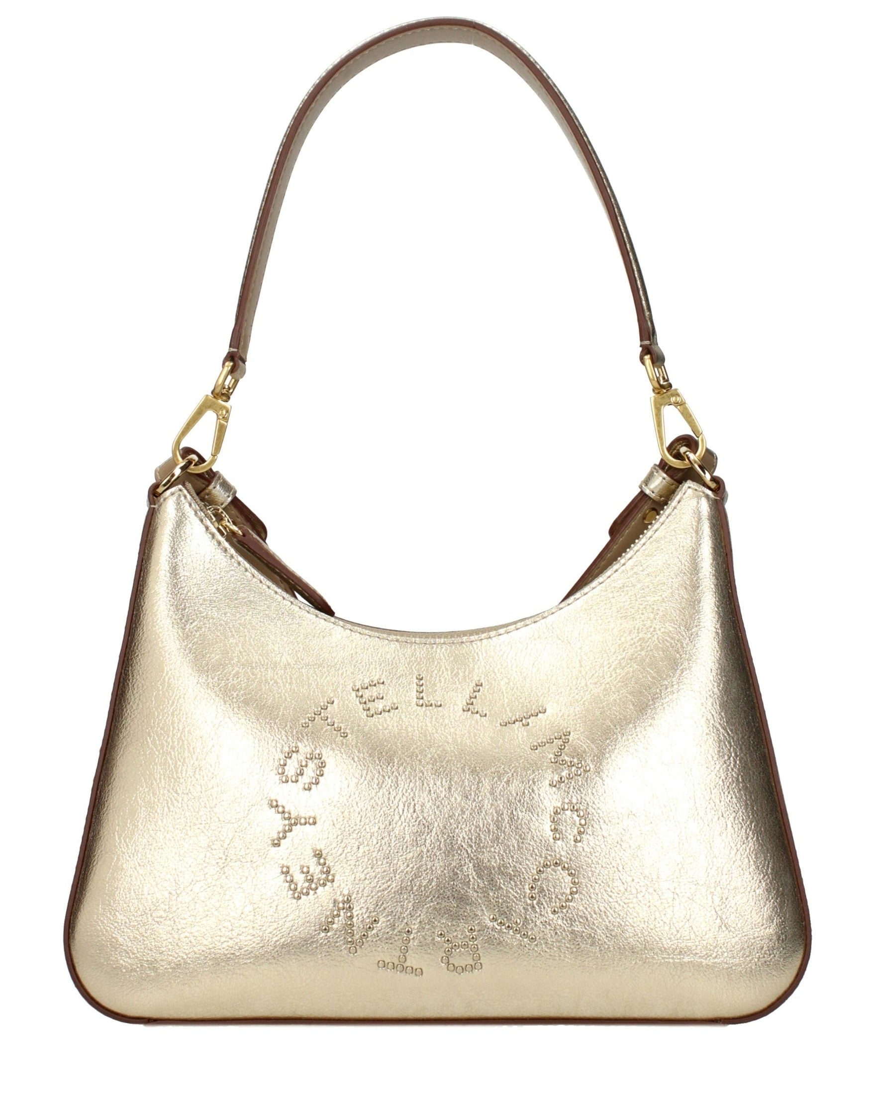 Stella Mccartney Gold Leather Shoulder Bag Glam Steals