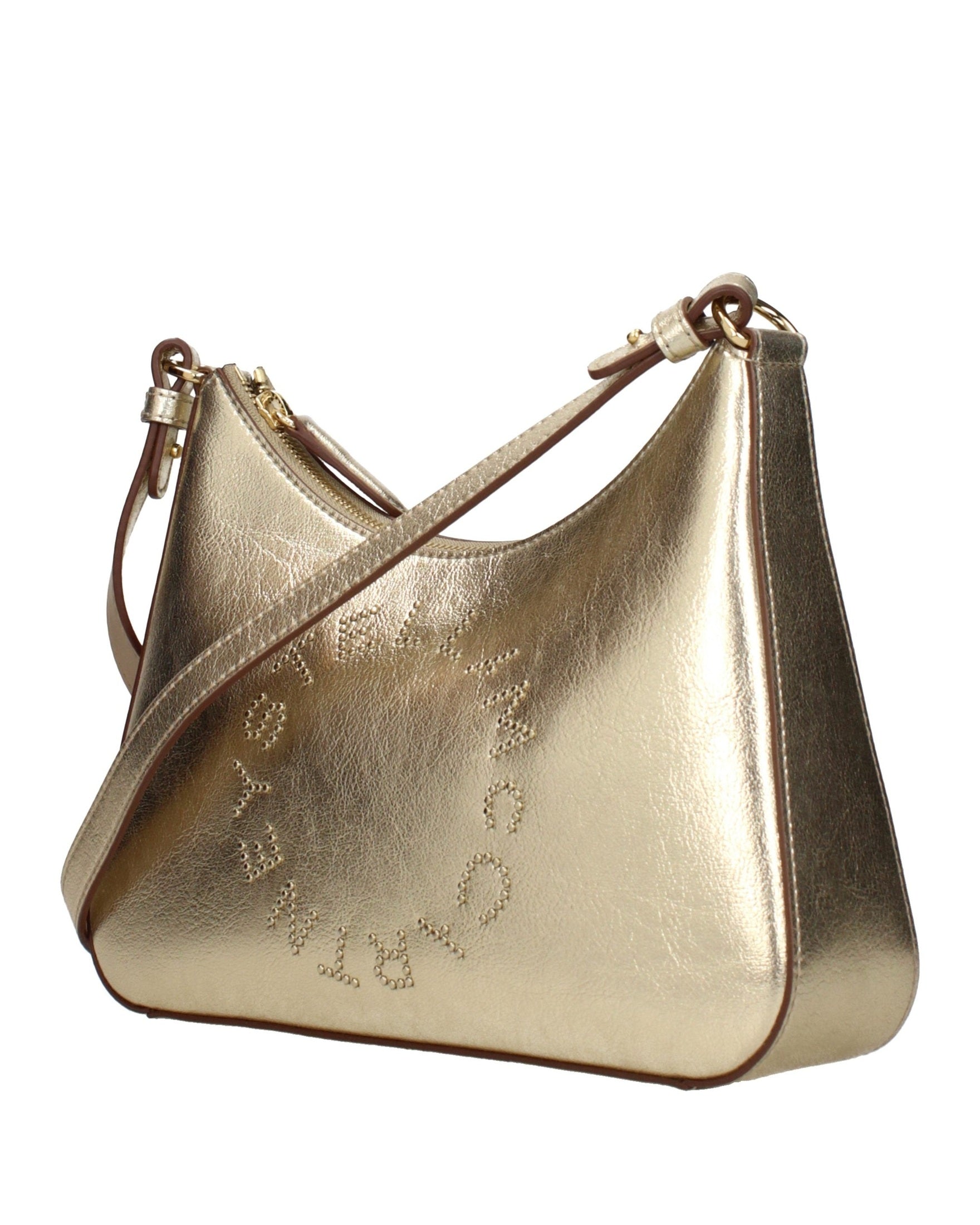 Stella Mccartney Gold Leather Shoulder Bag Glam Steals