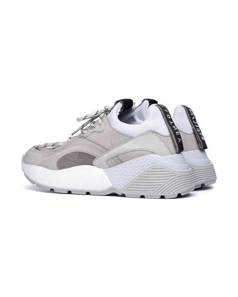 Stella Mccartney Gray Leather Vegan Chunky Sneakers 