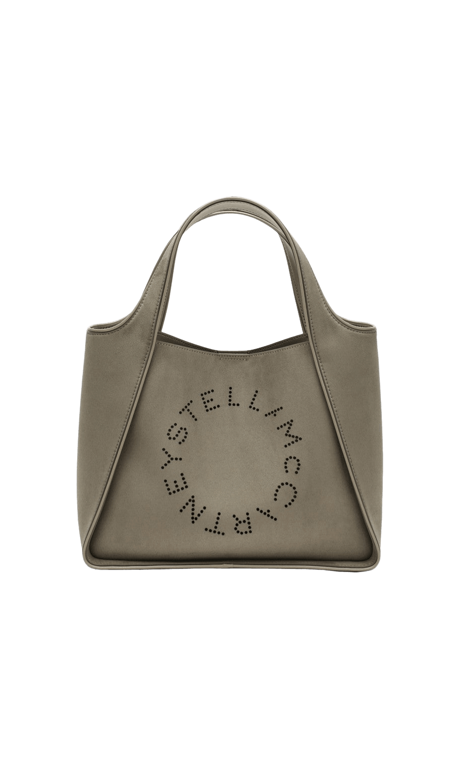 Stella Mccartney Khaki Coloured Medium Logo Bag Glam Steals