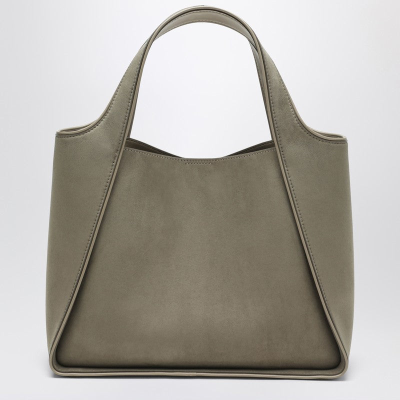 Stella Mccartney Khaki Coloured Medium Logo Bag Glam Steals