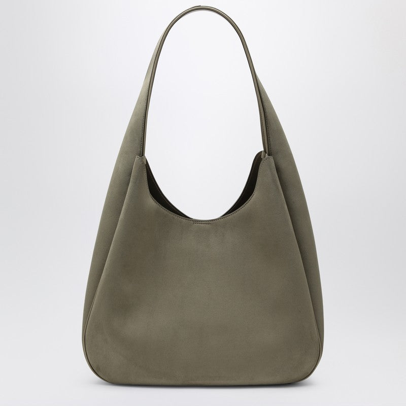 Stella Mccartney Khaki Large Hobo Bag with Logo Glam Steals