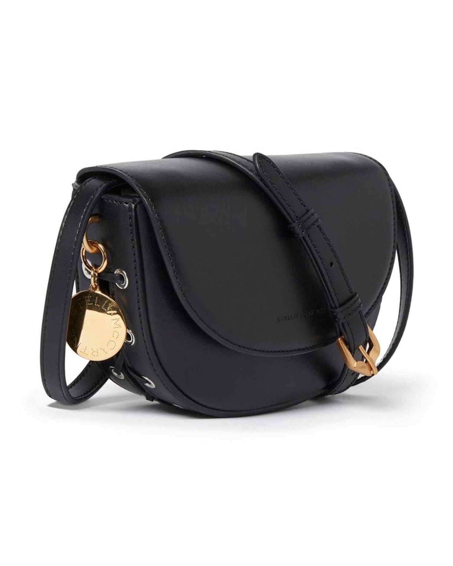 Stella Mccartney Leather Frayme Faux Shoulder Bag Shoulder Bags
