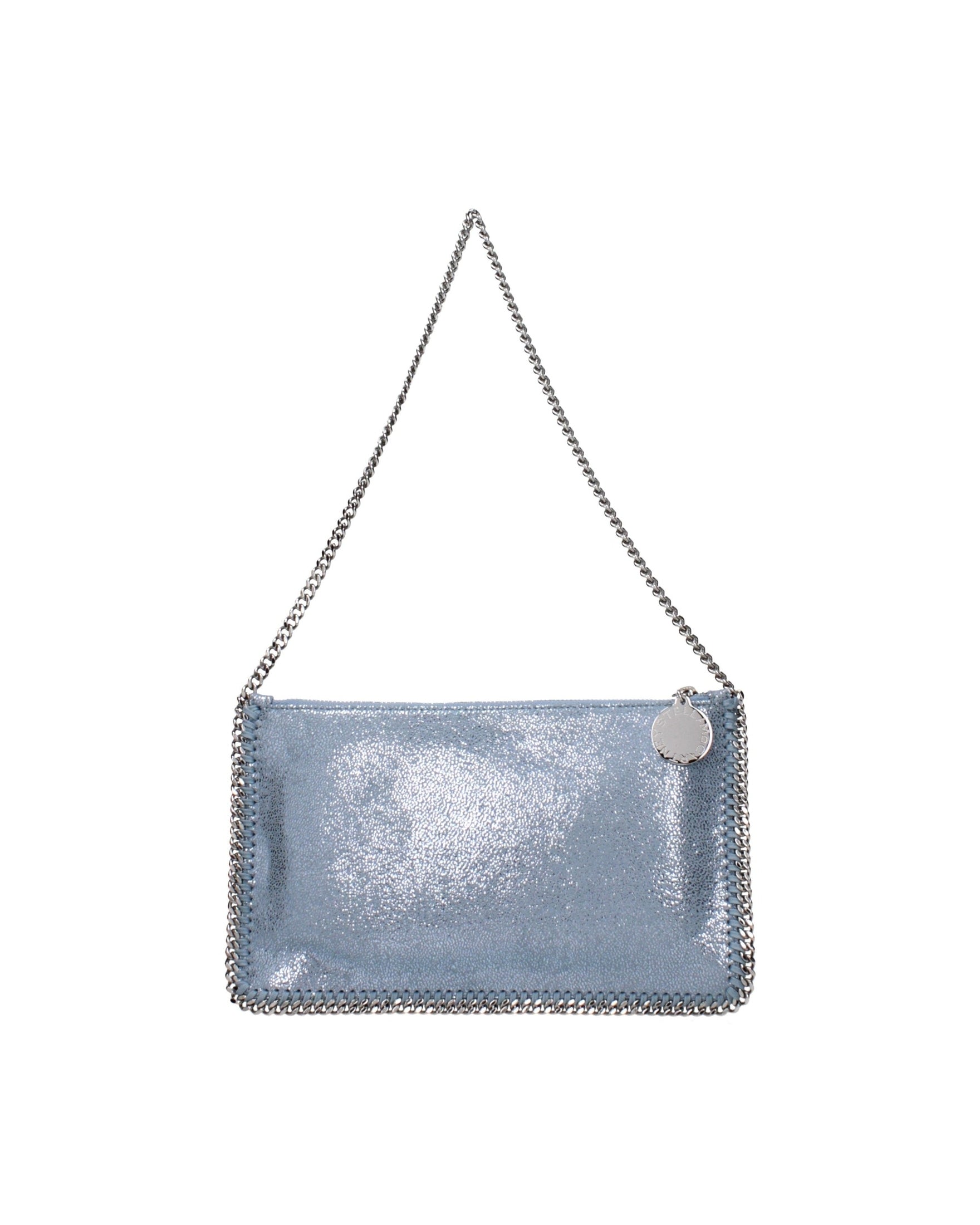 Stella Mccartney Light Blue Leather Shoulder Bag Glam Steals