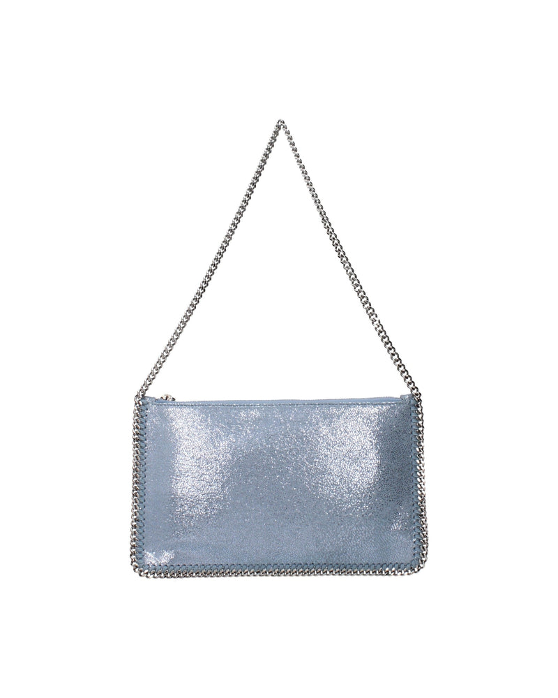 Stella Mccartney Light Blue Leather Shoulder Bag Glam Steals