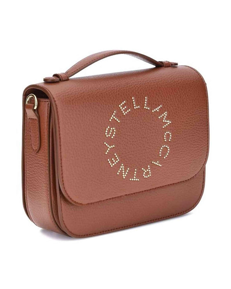 Stella Mccartney Logo Flap Bag Eco Embossed Grainy Alter Glam Steals