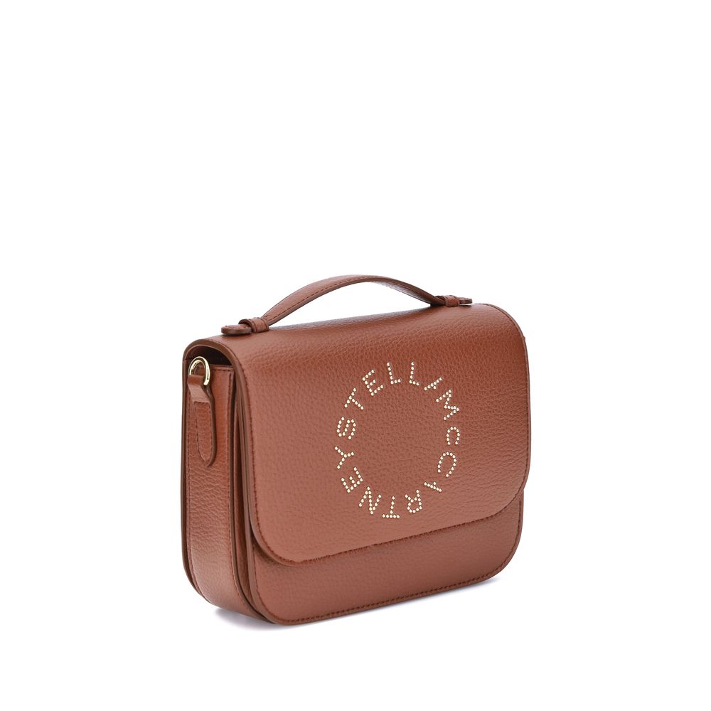 Stella Mccartney Logo Flap Bag Eco Embossed Grainy Alter Glam Steals