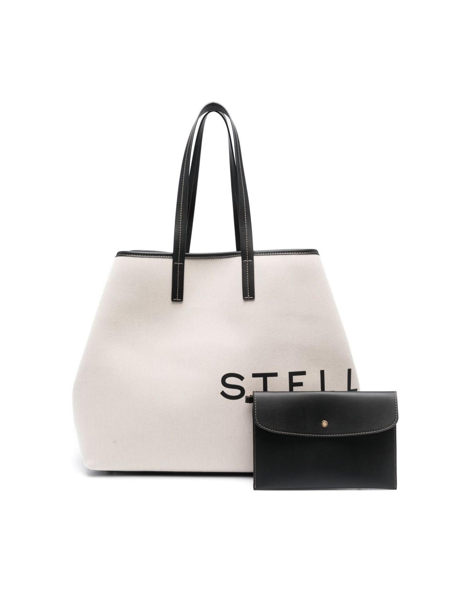 Stella Mccartney Logo Print Detachable Purse Bag Glam Steals