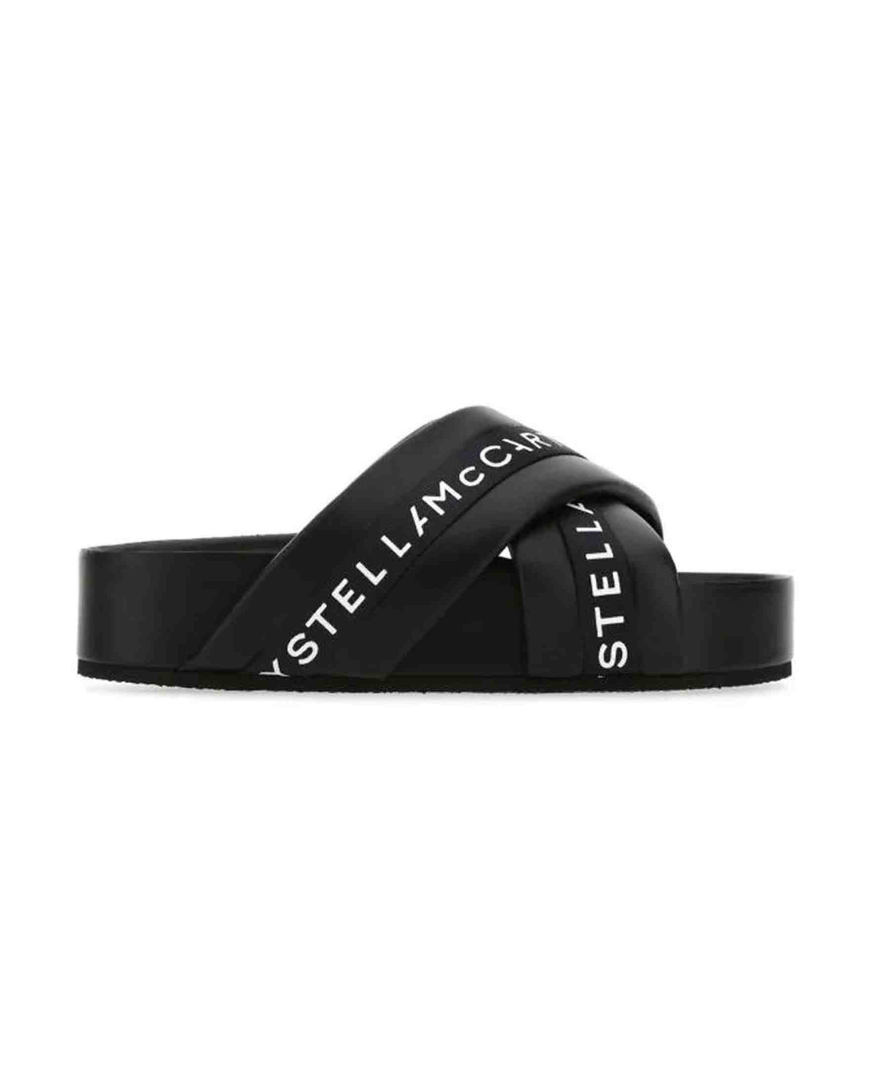 Stella Mccartney Logo Slippers Glam Steals