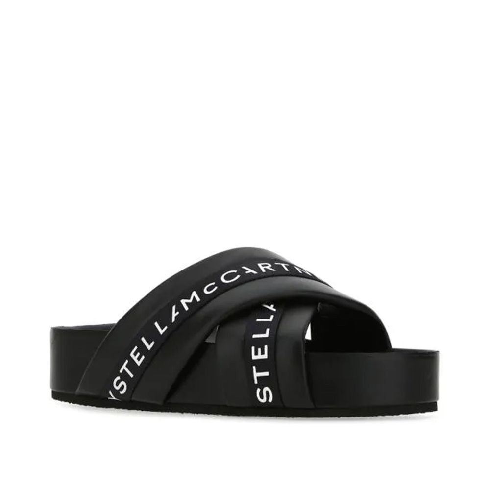 Stella Mccartney Logo Slippers Glam Steals