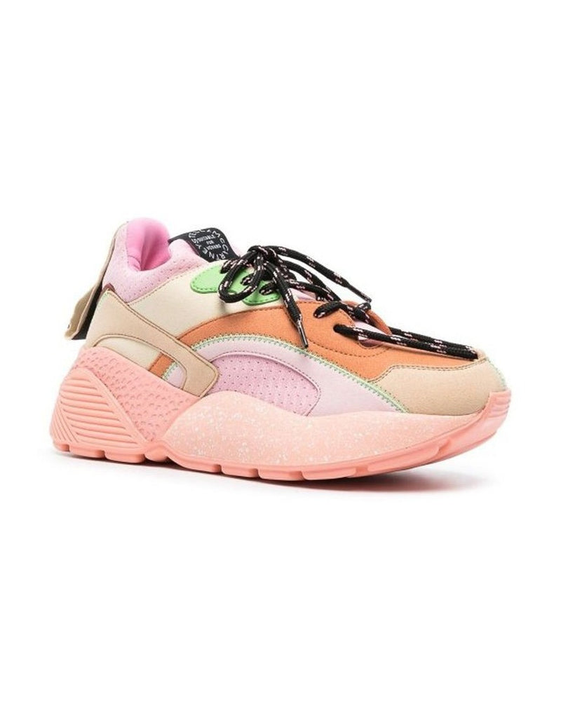 Stella Mccartney Orange Polyethylene Chunky Sneakers Glam Steals