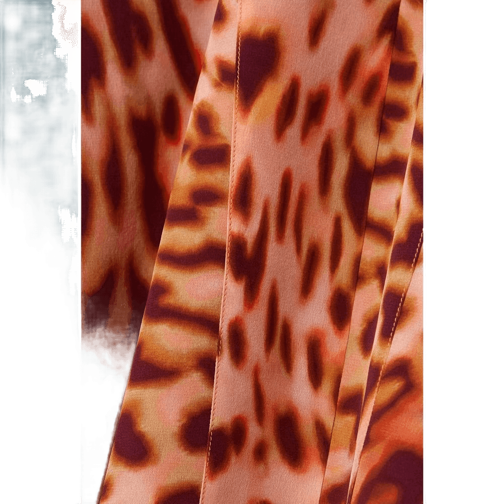 Stella Mccartney Orange Silk Midi Skirt Glam Steals